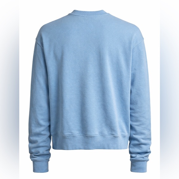 AMIRI Light Blue Crewneck Sweatshirt | Luxury Designer | Excellent Condition - Picture 2 of 3